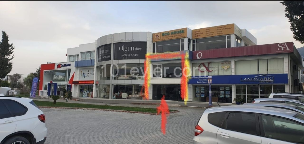 130m2 shope for rent Erdener area Ozanköy.( On main street)