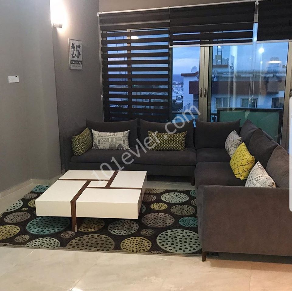 Girne Koton.mağazası bölgesi lüks full daire, Penthouse, balkonlu, inverter klimalı