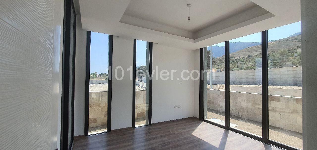 Kyrenia Escape Beach area 4+1 detached villa.Full sea view, pool view...(Equivalent Title Deed)Finished 275,000 STG, they will be finished after 1 year 250,000 STG ** 