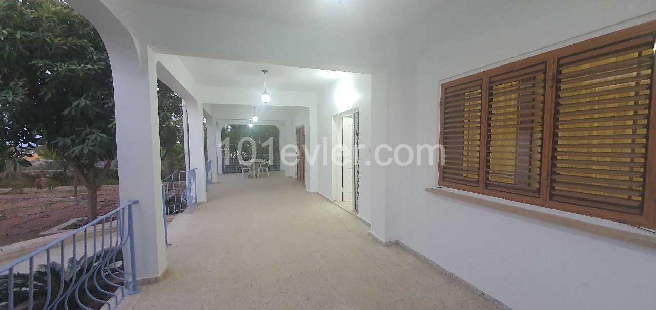 Detached house 5 minutes walking distance to Girne Bellapais  English School. 2 bedroom ground floor.