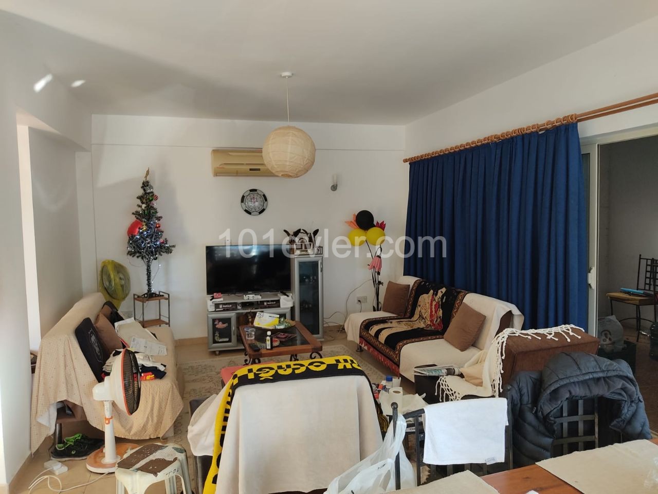 Garden floor 3+1 deed ready flat in Girne Esentepe Turtle Bay site. Equivalent title deed. ** 