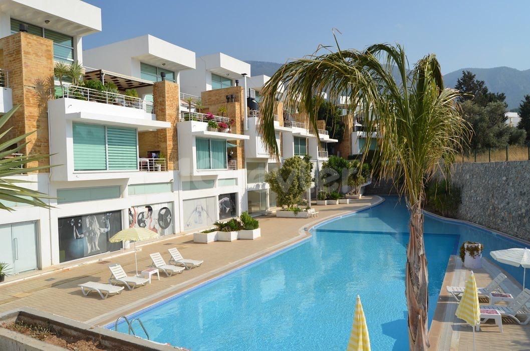 Luxery disingne 3 bedroom flat ...Doğanköy Water garden with pool....( vat not payed) furnished..