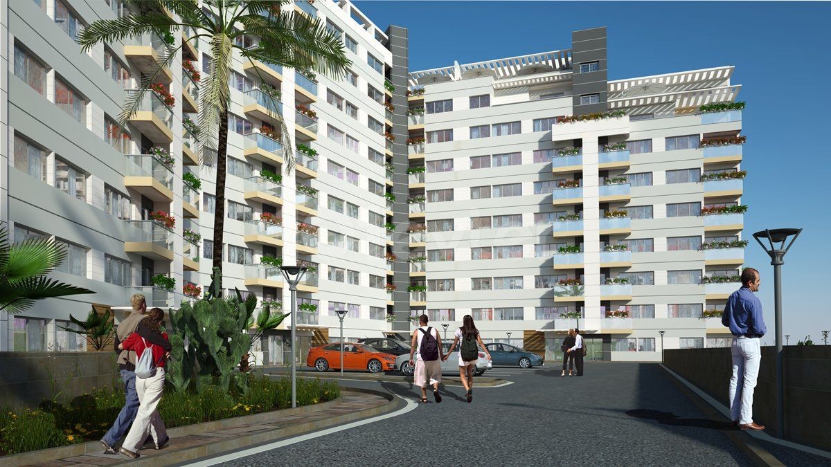 Kyrenia Eziç Penuts Bereich 140 m2 Berg-und Meerblick, 3+1 Wohnung im 3. Komplex mit Pool, Sicherheit zur Verfügung. 