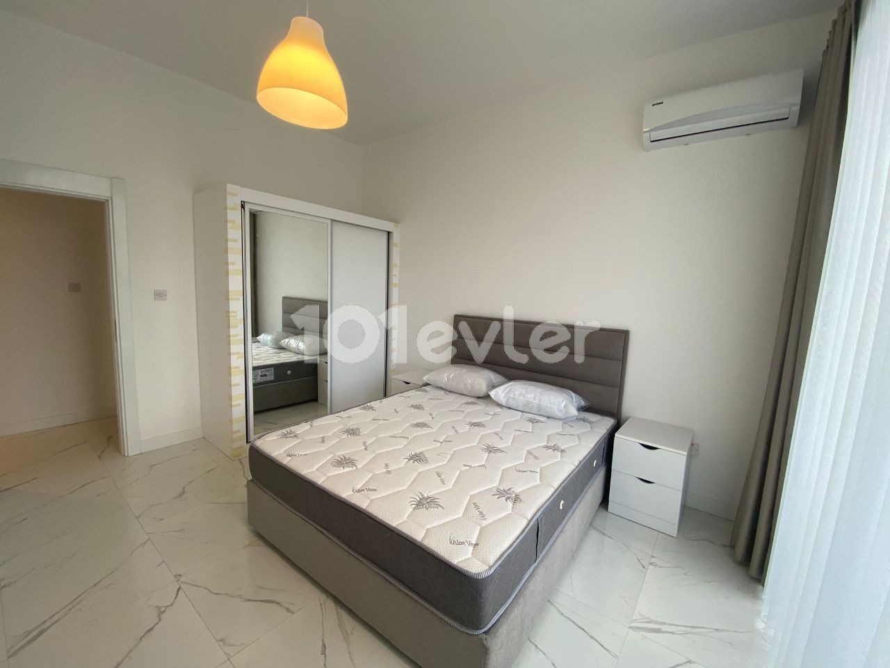 Kyrenia Alsancak 2+1 modern fully furnished new apartment( 2 deposit 1 rent 1 service fee)