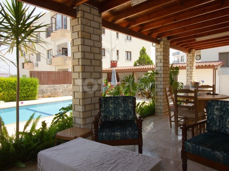 3+1 VILLA WITH POOL FOR RENT IN KYRENIA/LAPTA