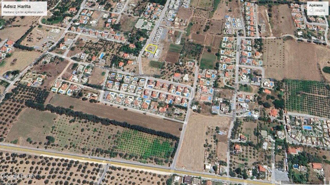 Karşıyaka Unterstraße (Meeresgrund) 638 m2 Grundstück, 2 Tausch von Projekten, 2+1 wird angeboten