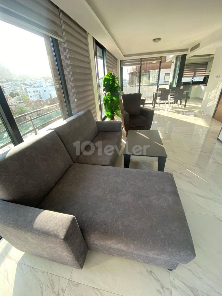 3 Bedroom penthouse for rent in kyrenia