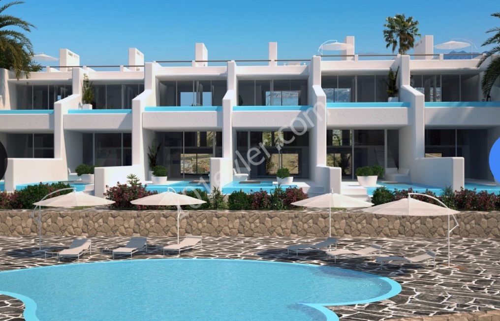 LUXURY APARTMENTS WITH SEA VIEW POOL FOR SALE IN KYRENIA ESENTEPEDE ** 