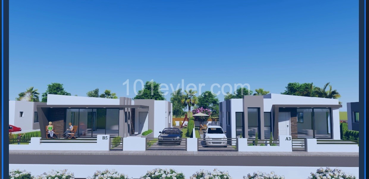 LAST ready ZERO 3+1 VILLA FOR SALE IN magusada FROM THE SEA ** 