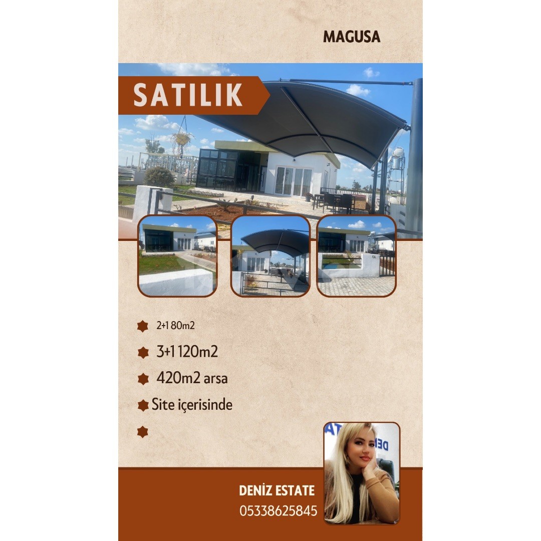 2 + 1 DETACHED HOUSE with installment hand-paid for the price of apartments FOR SALE in DENIZDEN MAGUSADA ** 