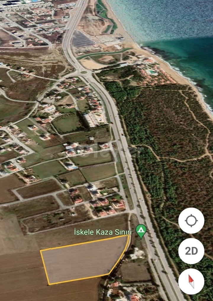 12 DECEMBER OF LAND FOR SALE, suitable for VILLA CONSTRUCTION ON THE SEA PIER