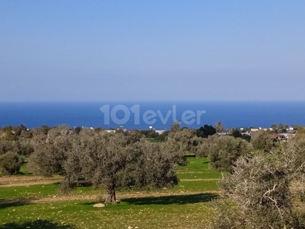 FROM THE SEA 6 acres of land for sale in Karpaz with sea and mountain view