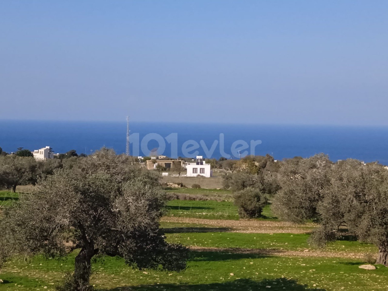 FROM THE SEA 6 acres of land for sale in Karpaz with sea and mountain view