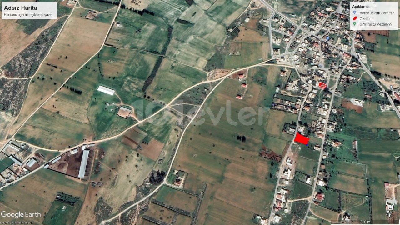 4 ACRES 1 HOUSE LAND FOR SALE WITHOUT ROAD AND WATER PROBLEM OPEN TO DEVELOPMENT IN ISKELEDE