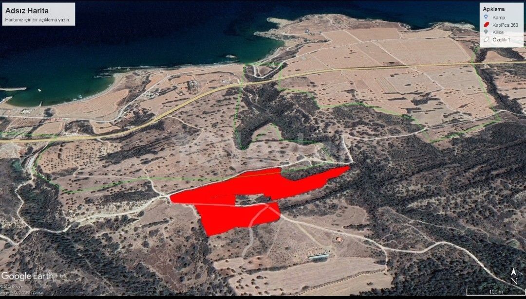 36.5 ACRES OF LAND FOR SALE IN A WONDERFUL LOCATION WITH SEA VIEWS OPEN TO DEVELOPMENT IN KAPLICA Adem Akın 05338314949