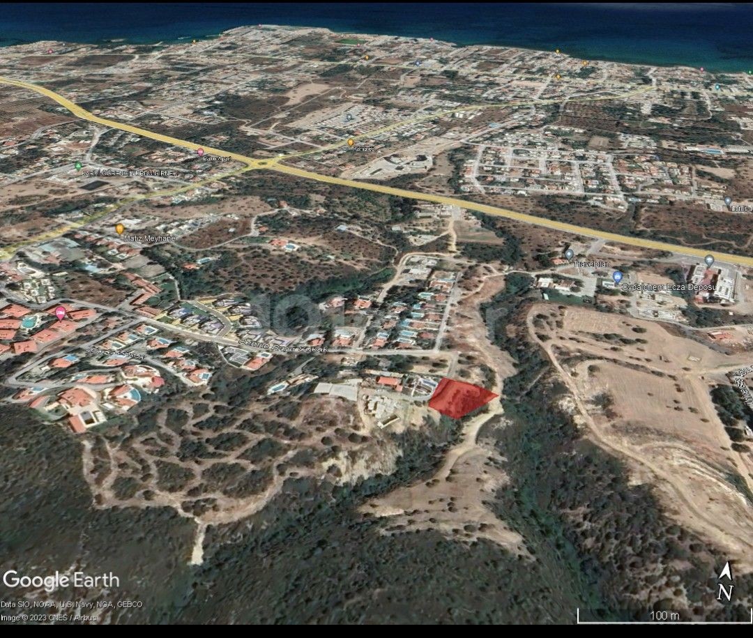 1721 m2 EQUIVALENT LAND FOR SALE WITH SEA VIEWS IN A WONDERFUL LOCATION ON THE MAIN ROAD IN LAPTADA Adem Akın 05338314949