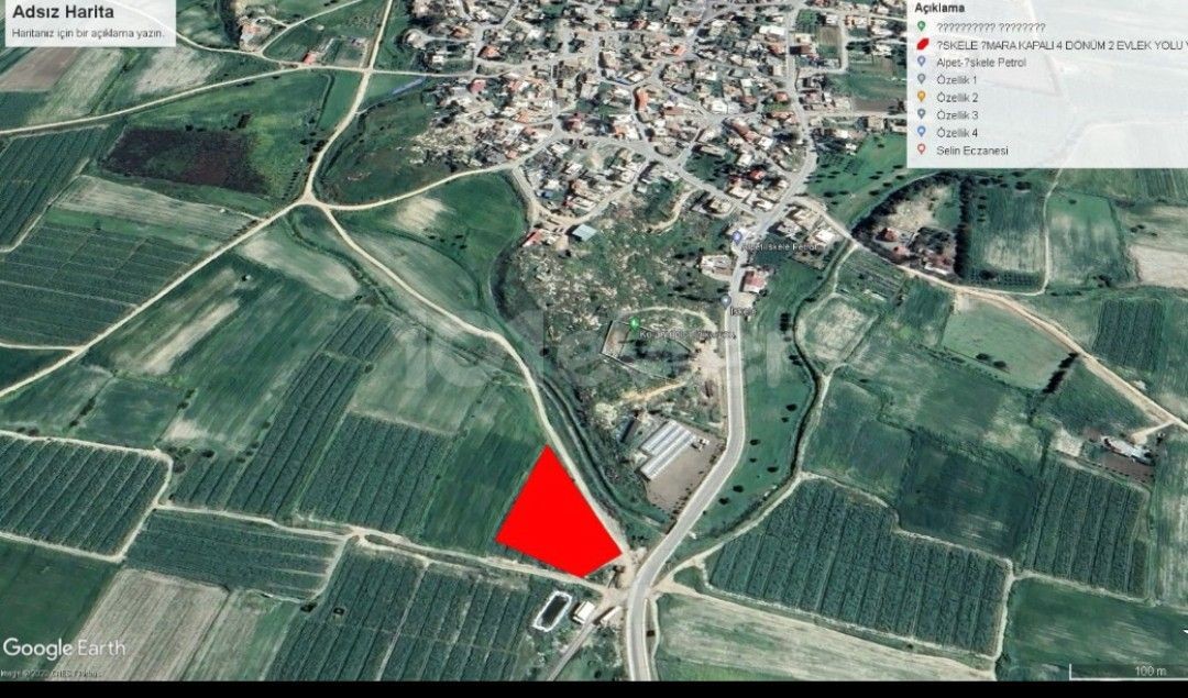 6020 M2 LAND FOR SALE IN THE NEW DEVELOPMENT ZONE IN İSKELE, SUITABLE FOR VILLA AND COMPLEX CONSTRUCTION Adem Akın 0533 831 49 49