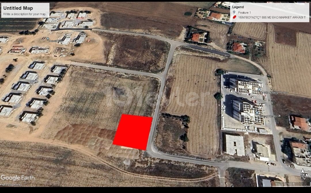 680 m2 LAND FOR SALE IN YENİBOĞAZİÇİ VILLAS AND SITES AREA ADEM AKIN 05338314949