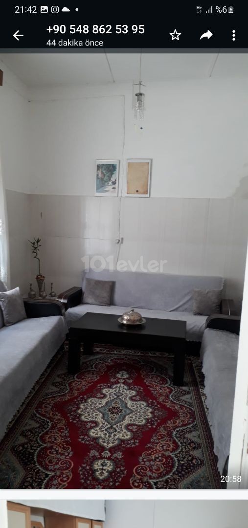 LEFKOŞA DA SURLAR İÇİNDEN SATILIK TÜRK KOÇARLI 2+1 90 M2 MÜSTAKİL EV NOT : ADEM AKIN 05338314949