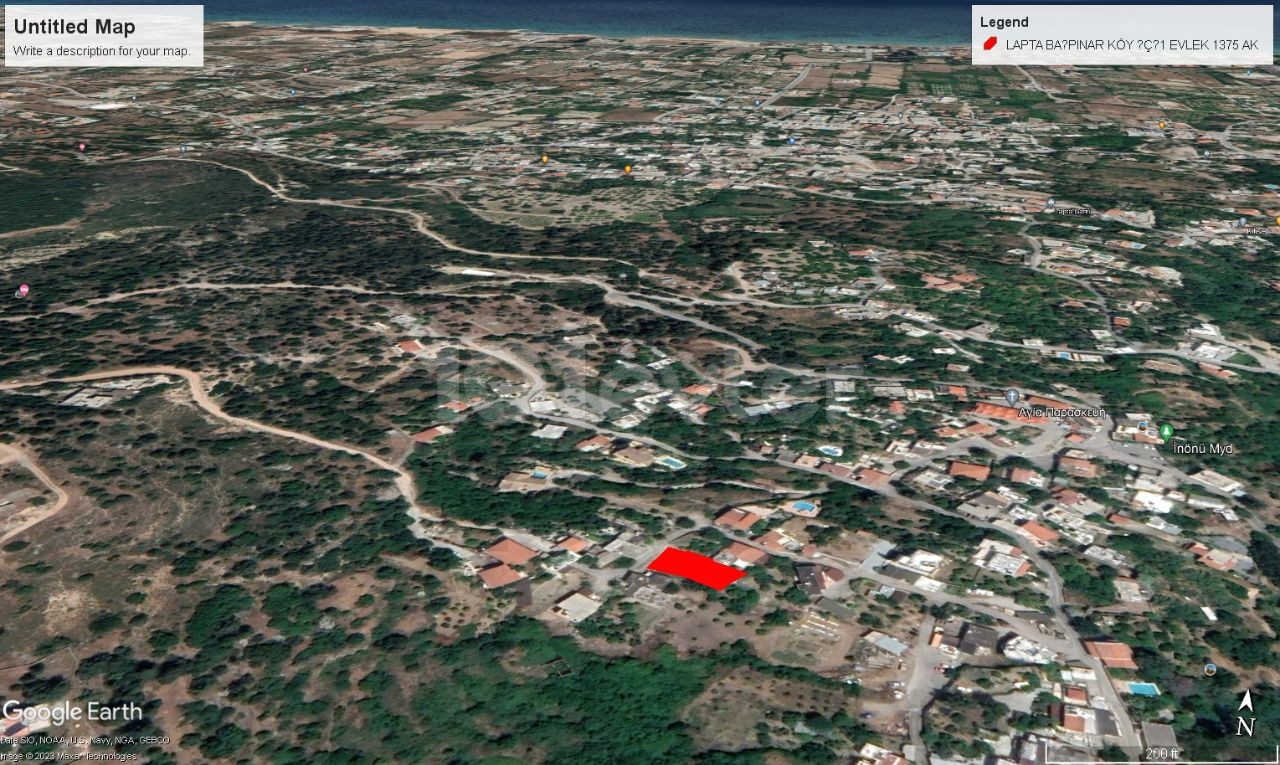 669 M2 IN LAPTA, 90% CONSTRUCTION AND THERE IS A ROAD FOR SALE ADEM AKIN 05338314949