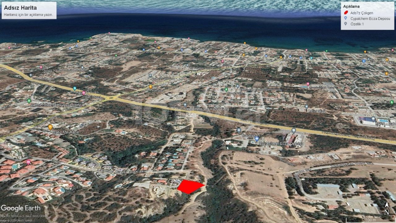 A FULL OPPORTUNITY FOR THOSE WHO WANT TO EXPERIENCE THE MOUNTAIN AND SEA VIEW IN KYRENIA ALSANCAK AT THE SAME TIME FOR SALE 2676 M2 OPEN TO RECONSTRUCTION AND THERE IS A ROAD ADEM AKIN 05338314949