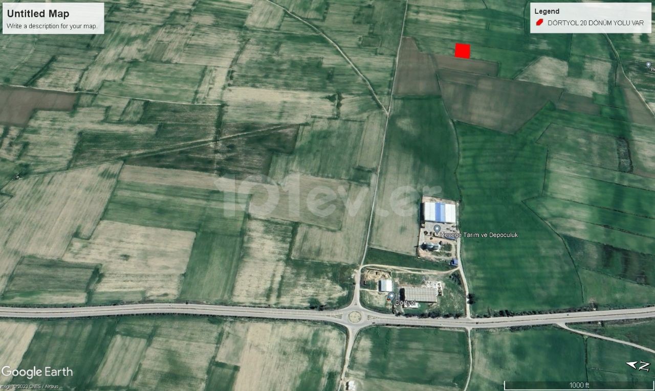 LAND FOR SALE IN DORTYOL, 2 HOUSES, 2 EVLEK PRICE ADEM AKIN 05338314949