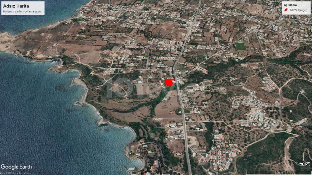 LAND FOR SALE IN KYRENIA KARŞIYAKA WITH SEA VIEW IN GREAT LOCATION, ZERO TO THE MAIN ROAD 2.5 TERM ADEM AKIN 05338314949