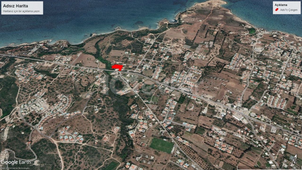 LAND FOR SALE IN KYRENIA KARŞIYAKA WITH SEA VIEW IN GREAT LOCATION, ZERO TO THE MAIN ROAD 2.5 TERM ADEM AKIN 05338314949