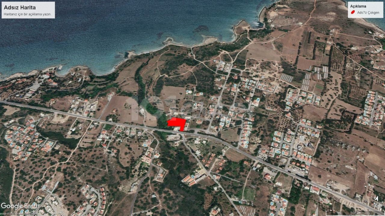 LAND FOR SALE IN KYRENIA KARŞIYAKA WITH SEA VIEW IN GREAT LOCATION, ZERO TO THE MAIN ROAD 2.5 TERM ADEM AKIN 05338314949