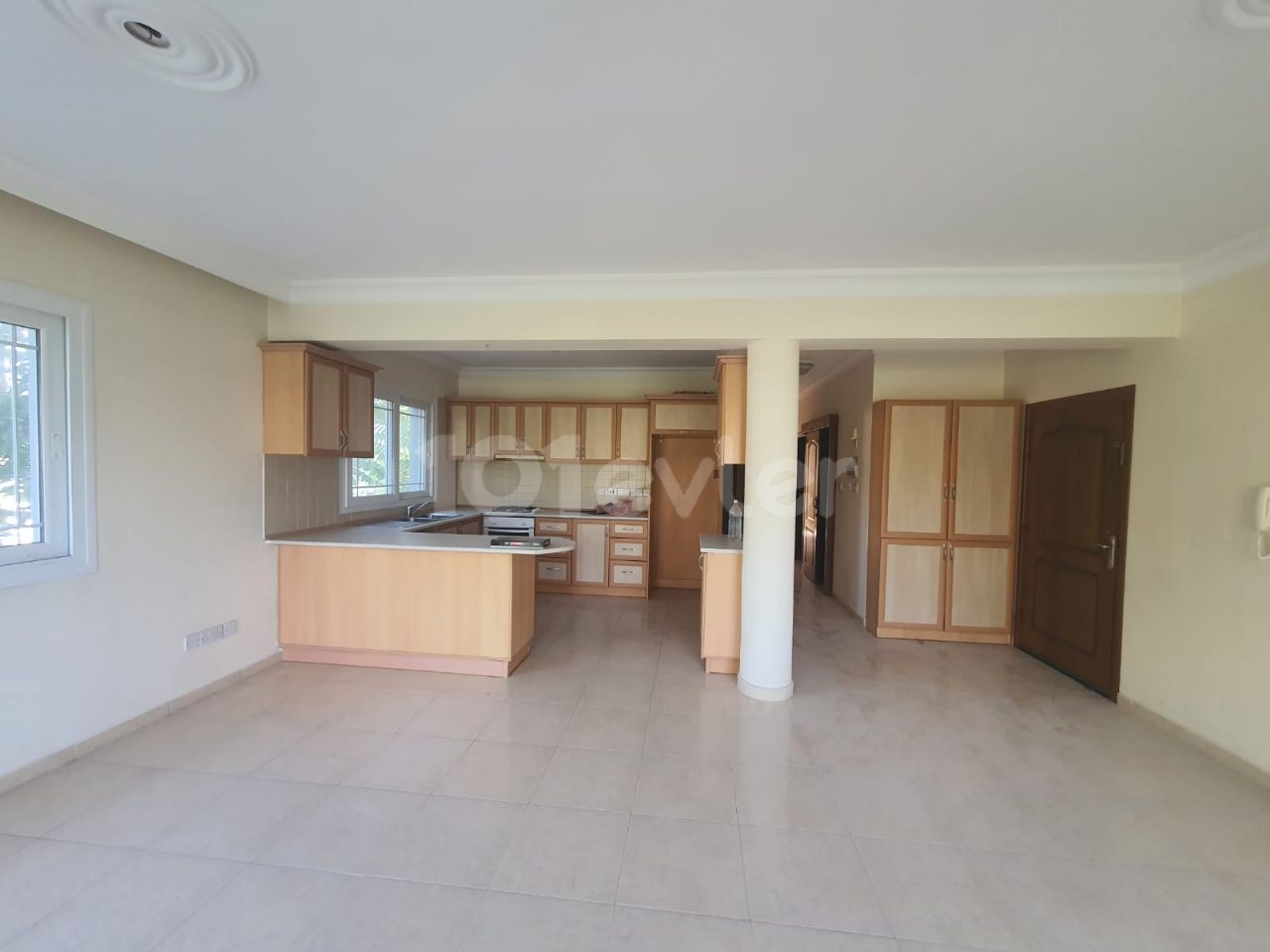 23 April spacious unfurnished 3-bedroom rental apartment next to the primary school.. ** 