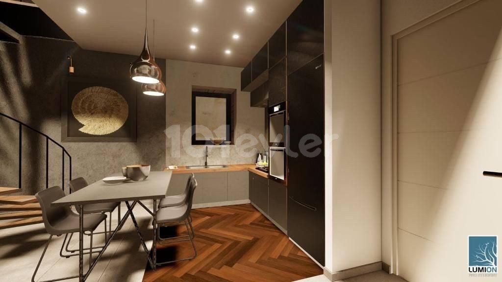 ZERO DUBLEX ﻿2+1 FLAT FOR SALE IN NEW BOĞAZİÇİ IN GAZİMAĞUSA