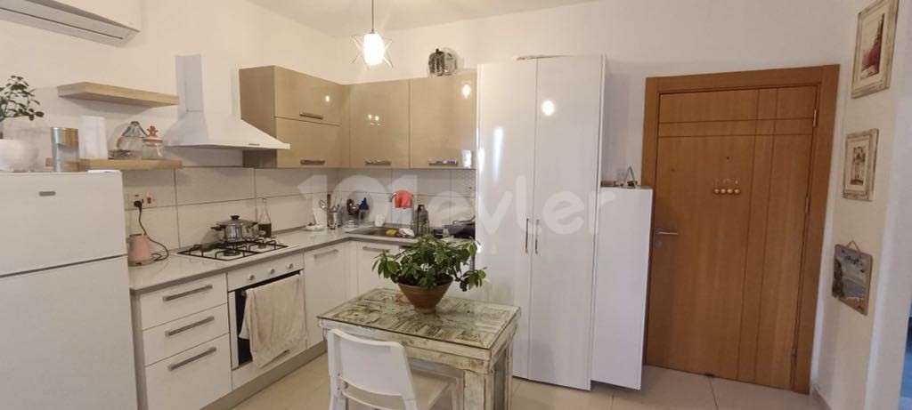 Ofis izinli, 1+1, girne , satılık daire  