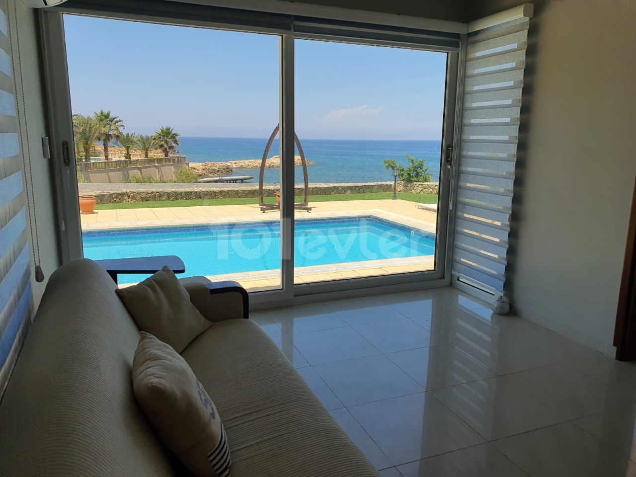 Villa For Sale in Çatalköy, Kyrenia | 15 meters from the sea|1300 m2 Well-kept Garden|Private Pool ** 