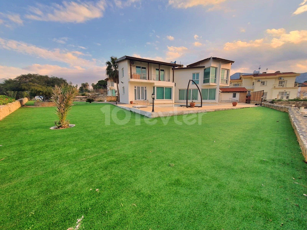 Villa For Sale in Çatalköy, Kyrenia | 15 meters from the sea|1300 m2 Well-kept Garden|Private Pool ** 