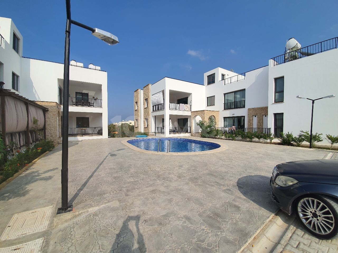 Girne Olive Grove | On the Site with a Shared Pool | Fully Furnished | 3+1 Spacious Flat with Terrace ** 