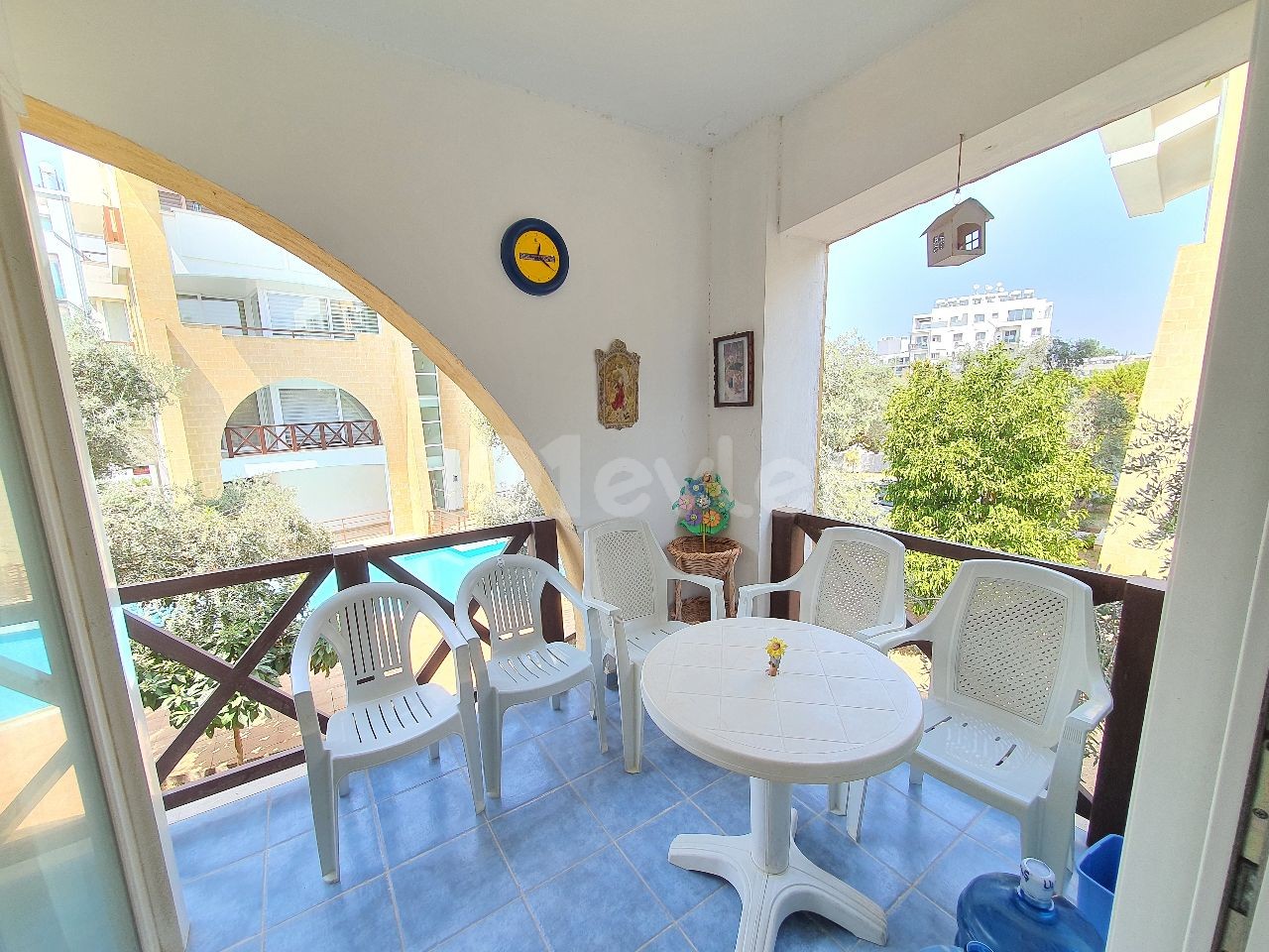 Kyrenia Central de; Türkische Kokanli, Full Esyali, Apartment mit Poolblick ** 