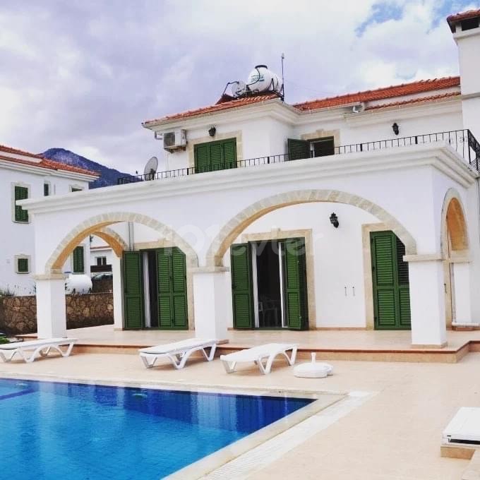 Around the Girne Cratos Hotel; Furnished Villa with Pool