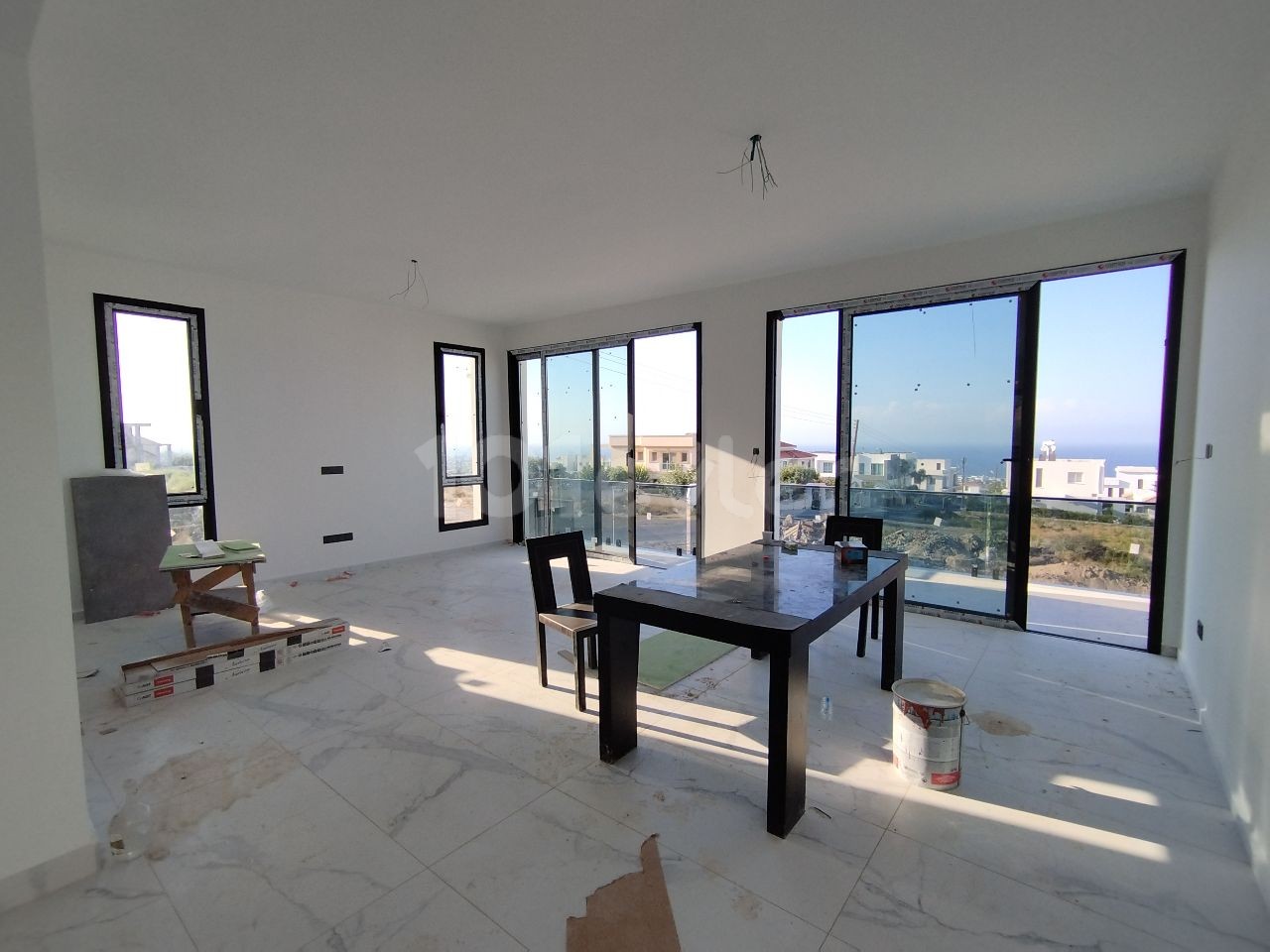 Kyrenia Catalkoy 4 + 1 Pool Villa with Sea View for Sale ** 