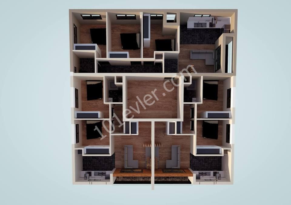 Yenikent'in en güzel mahallesinde türk koçanlı 3+1 Daireler ve 3+1 Penthouse Daire.