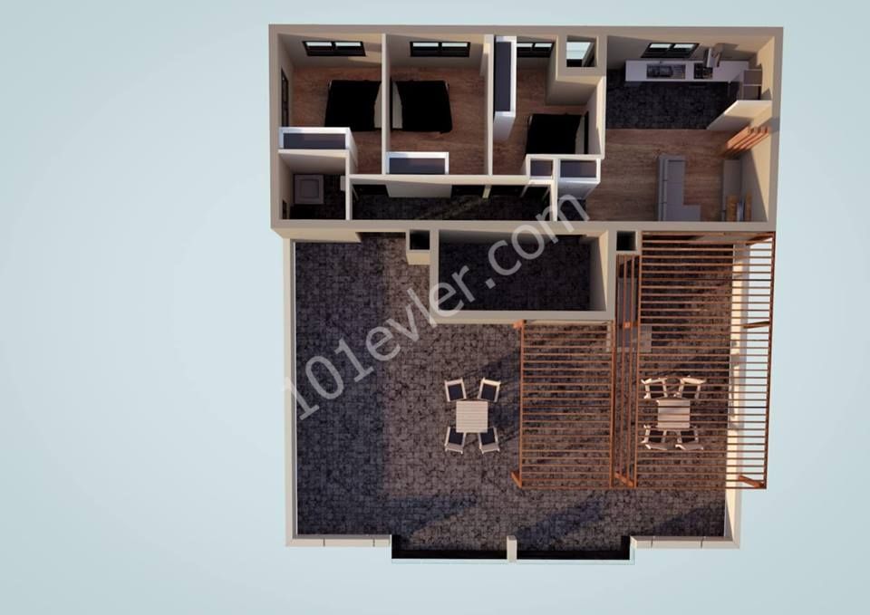 Yenikent'in en güzel mahallesinde türk koçanlı 3+1 Daireler ve 3+1 Penthouse Daire.