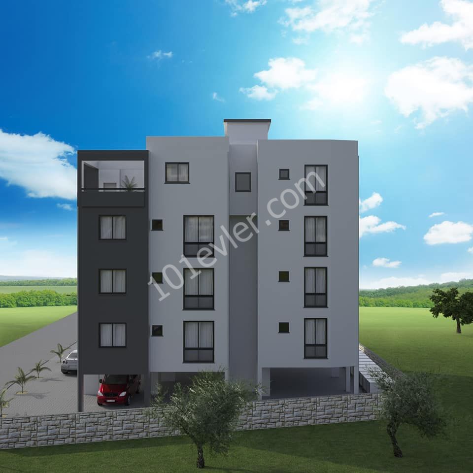 Lefkoşa'nın en merkezi yeri Dereboyunda Ultra Lüks 2+1 Daire ve Penthouse Daireler.