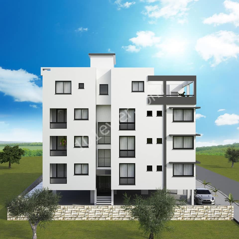 Lefkoşa'nın en merkezi yeri Dereboyunda Ultra Lüks 2+1 Daire ve Penthouse Daireler.