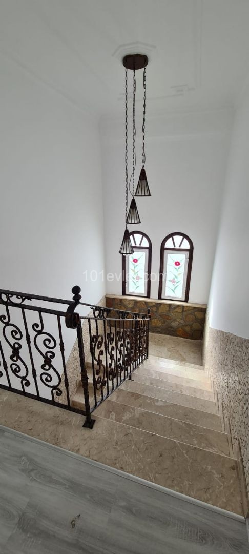 In the center of Yenikent, 300 m2, 4+1 detached villa with Bodrum, only title detached. ** 