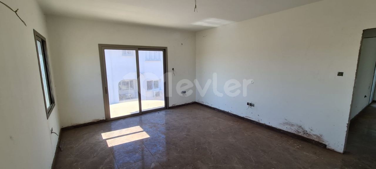 Luxury detached unfinished villa with indoor parking and elevator in a high location in Mitreeli. ** 