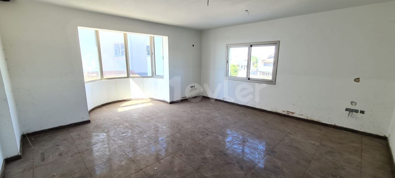 Luxury detached unfinished villa with indoor parking and elevator in a high location in Mitreeli. ** 