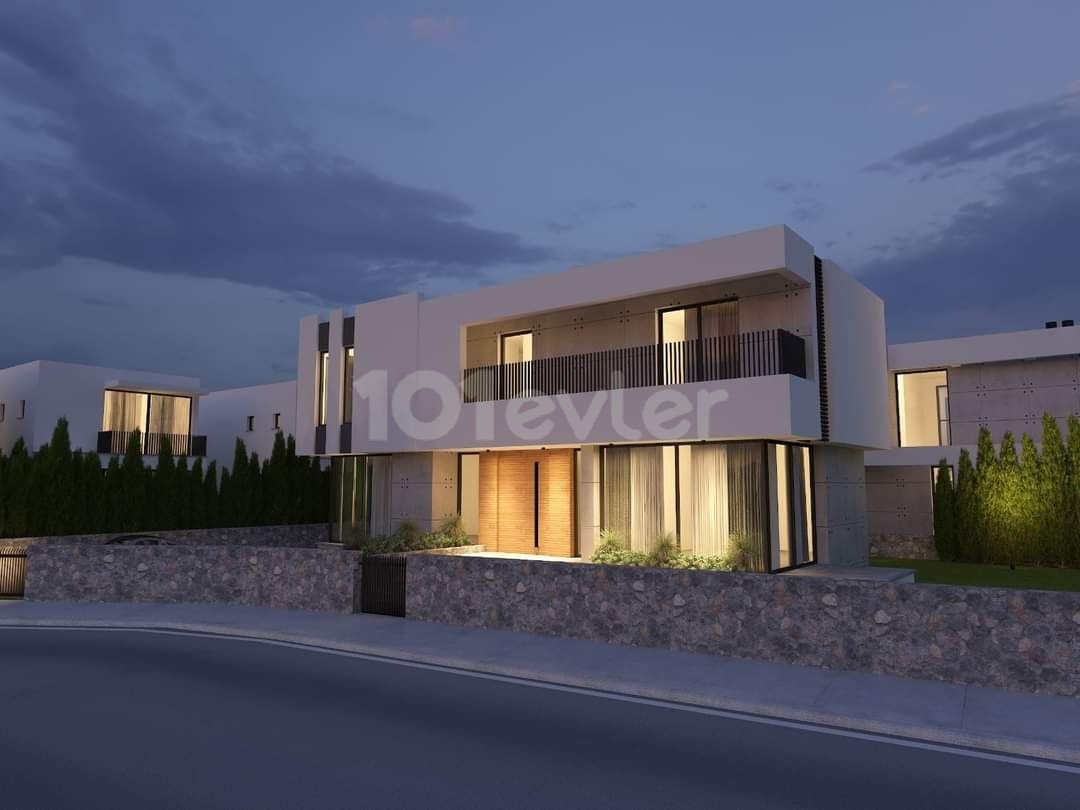 Detached 200m2 duplex villas in the new developing area of Dikmen. 