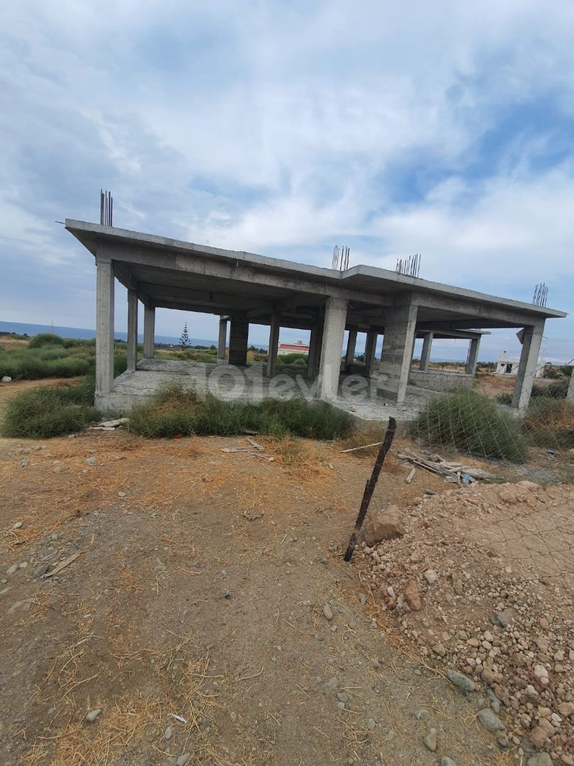 HALF CONSTRUCTION FOR SALE IN CENGİZKÖY CLOSE TO LEFKE-LEFKŞA HIGHWAY