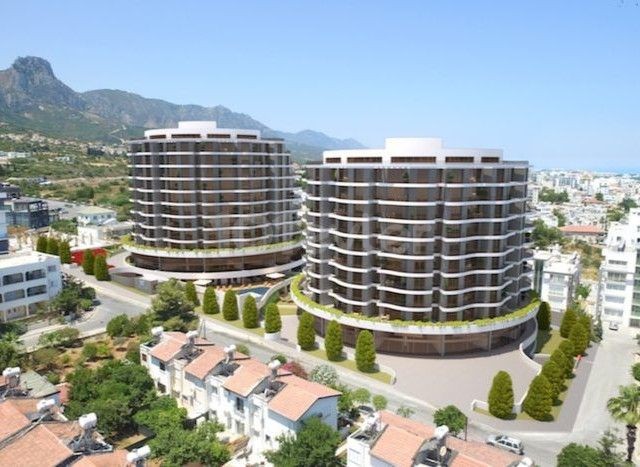 3+1 FLAT WITH COMMON POOL FOR SALE IN KYRENIA CENTER