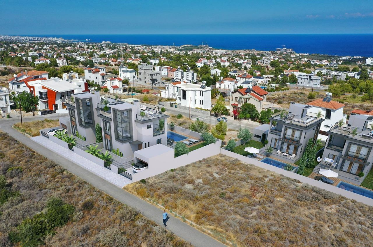 VILLAS FOR SALE IN GİRNE ÇATAKÖY FROM PROJECT STAGE