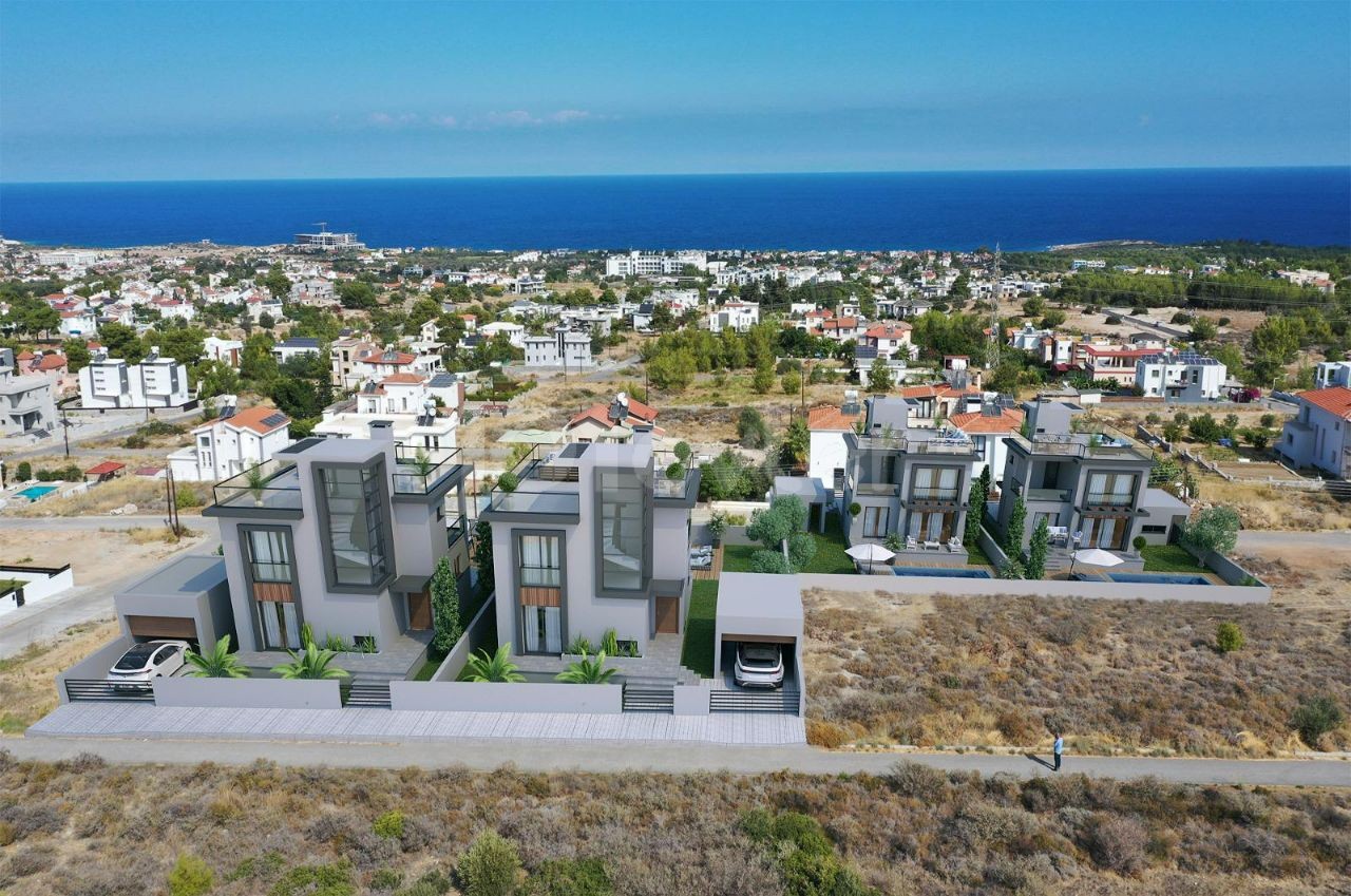 VILLAS FOR SALE IN GİRNE ÇATAKÖY FROM PROJECT STAGE